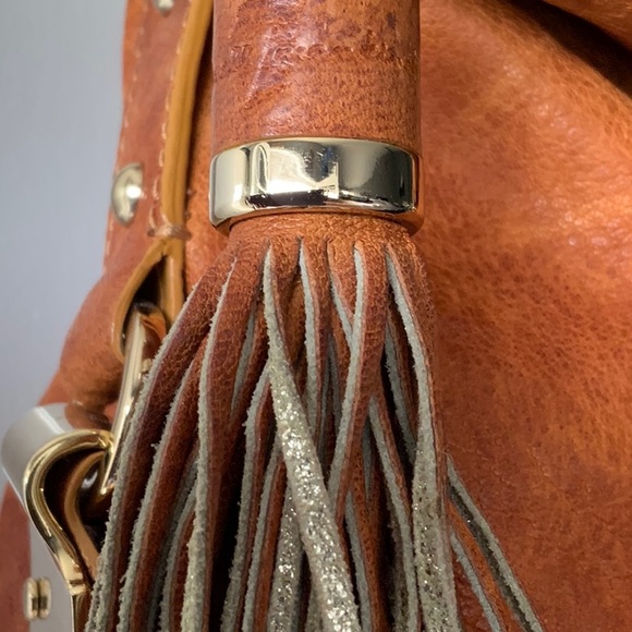 7 For All Mankind Brown Leather Handbag - Picture 2 of 10